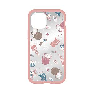 グルマンディーズ iPhone 13/12 mini ムーミン IIII fit Clear ケース リトルミイ総柄 MMN-52D