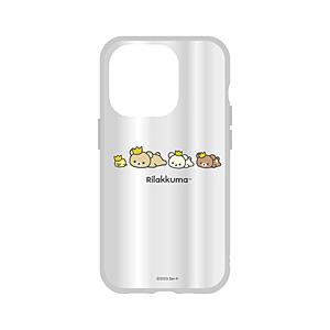 グルマンディーズ iPhone 15 Pro IIIIfit CLEAR リラックマ  おうかん G...