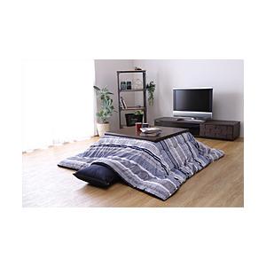 イケヒコ こたつ掛布団ニードル　ブルー190×190    ［対応天板サイズ：約75×75cm］