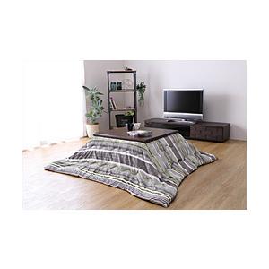 イケヒコ こたつ掛布団ニードル　グリーン190×190    ［対応天板サイズ：約75×75cm］