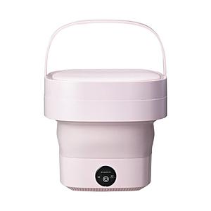 ドウシシャ 折りたためる洗濯機  ピンク WMW-021PK