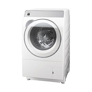 SHARP(シャープ) ドラム式洗濯乾燥機  ホワイト系 ES-11K1-WR ［洗濯11.0kg ...