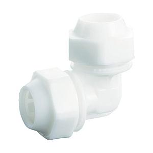 タブチ TBC　ライトエアー　両接続エルボ　白　AIRWT25-KE