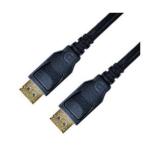 ルーメン LDC-8KDP10 DisplayPortケーブル Ver1.4 8K HDR対応 ブラ...