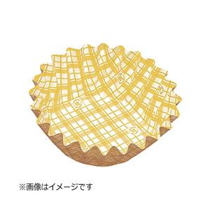 アヅミ産業 紙カップ ココケース 丸型（500枚入） 8号深型 黄 ＜XAZ3712＞ [振込不可]