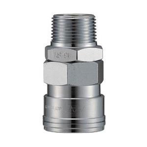 長堀工業 クイックカップリング AL40型 鋼鉄製 メネジ取付用 CAL46SM