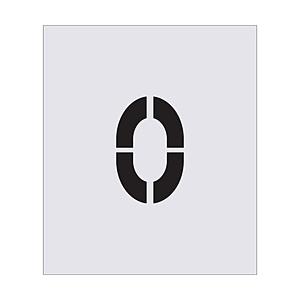 アイマーク ステンシル 0 文字サイズ150×90mm AST60