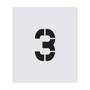 アイマーク ステンシル 3 文字サイズ150×90mm AST63