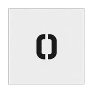 アイマーク IM　ステンシル　O　文字サイズ50×40mm AST-O5040