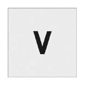 アイマーク IM　ステンシル　V　文字サイズ50×40mm AST-V5040