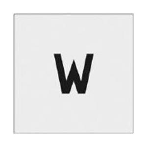 アイマーク IM　ステンシル　W　文字サイズ50×40mm AST-W5040