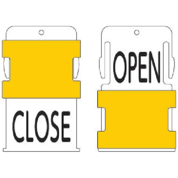 アイマーク IM　スライド表示タグ　OPENCLOSE　（OPEN　−　黒文字　／　CLOS　AIS...