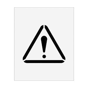 アイマーク ＩＭ　ステンシル　絵の注意　文字サイズ１２５×１４０ｍｍ   AST-21