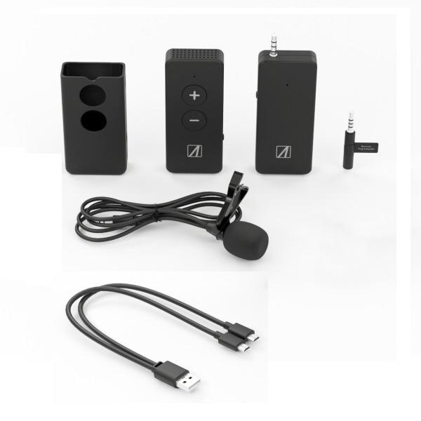 AREA ピンマイク＆レシーバー  ブラック MS-WMIC-B