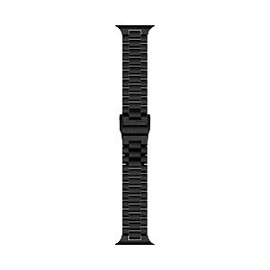 AREA プレミアムなステンレスバンド for Apple Watch 40/38mm バンド長調節可能 調整工具付き  ブラック MS-AW40STN-BK