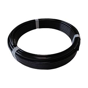 八興販売 ハッコウ　スーパー柔軟フッ素チューブ・ブラック　４ｍｍＸ６ｍｍ　２０Ｍ