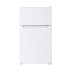 ORIGINAL BASIC 冷蔵庫 ホワイト BR-85A-W [2ドア /右開きタイプ /85L...