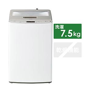 ハイアール 全自動洗濯機  ホワイト JW-LD75C-W ［洗濯7.5kg /上開き］ 【お届け日時指定不可】｜y-sofmap