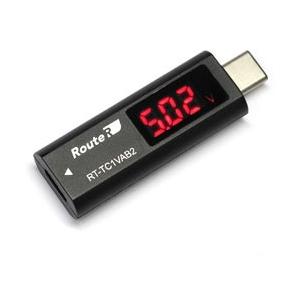 ルートアール 〔USB-C〕　USB PD対応 USB Type-C電圧・電流チェッカー RT-TC...