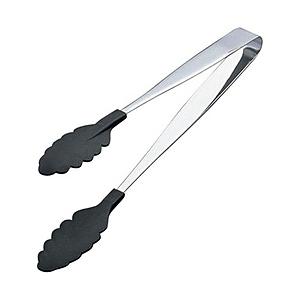 田辺金具 18-0抗菌 耐熱カラートング 大 ブラック ＜BTVC701＞