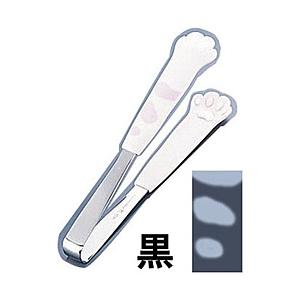 田辺金具 18-0卓上トング きゃっちだにゃん たま 黒 ＜BTVD505＞ [振込不可]