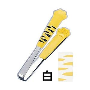 田辺金具 18-0卓上トング きゃっちだにゃん とら 白 ＜BTVD601＞