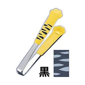 田辺金具 18-0卓上トング きゃっちだにゃん とら 黒 ＜BTVD605＞