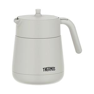 THERMOS(サーモス) 真空断熱ティーポット（容量：720ml）  ライトグレー TTE-700...
