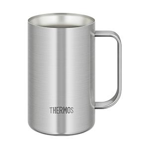 THERMOS(サーモス) 食洗対応 真空断熱ジョッキ 600ml  ステンレス１ JDK-601-...