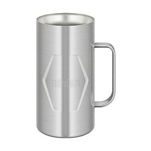 THERMOS(サーモス) 食洗対応 真空断熱ジョッキ 1.0L  ステンレス２ JDK-1001-...