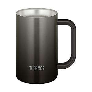 THERMOS(サーモス) 食洗対応 真空断熱ジョッキ 600ml  ブラック JDK-601C-B...
