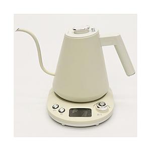 ヒロコーポレーション 温度調節機能付きグースネックケトル  ホワイト KTK-378WH ［1.0L...