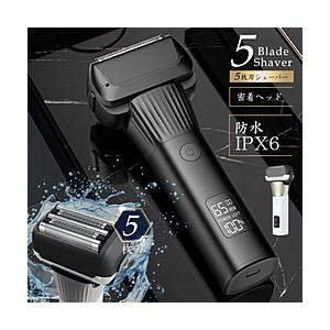 ヒロコーポレーション 5枚刃シェーバーHED-5581ブラック    ［5枚刃］