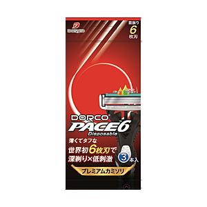 ドルコ ドルコ PACE6 ディスポ(6枚刃使い捨てカミソリ) 3個入