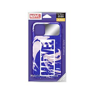 PGA iPhone 12 Pro Max 6.7インチ対応 ハイブリッドタフケース　ロゴ／パープル...