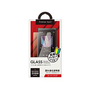 PGA WALKMAN NW-ZX500用 液晶保護ガラス　スーパークリア Premium Styl...