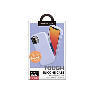 PGA iPhone 12 mini 5.4インチ対応 シリコンタフケース ラベンダー PG-20F...