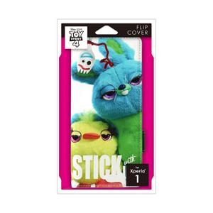 PGA Xperia 1用 フリップカバー PG-DXP773TOY フォーキー ダッキー＆バニー ...