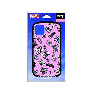 PGA iPhone 11 6.1インチ 用　ハイブリッドタフケース　 アベンジャーズ ピンク PG...