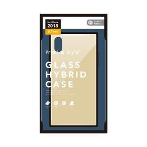 PGA iPhone XR用 6.1用 ガラスハイブリッドケース ゴールド PG-18YGT03GD...