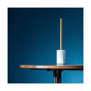 TIC 【ベース、リモコンセット】ショートマンクス　フロアライト  ブラス/ホワイト TC-2014...