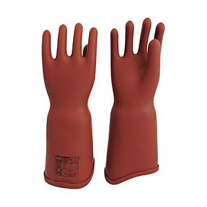 渡部工業 ワタベ　高圧ゴム手袋４１０ｍｍ胴太型ＬＬ
