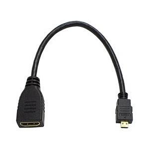 アイネックス AMC-UHD (HDMI-HDMIマイクロ変換ケーブル/約15cm)｜y-sofmap