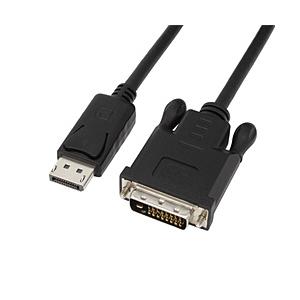 アイネックス AMC-DPDVI20　DisplayPort - DVIアクティブケーブル[2m/ブラック]｜y-sofmap