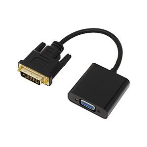 アイネックス ［DVI オス→メス D-sub15pin］　DVI-VGA変換ケーブル AMC-DV...