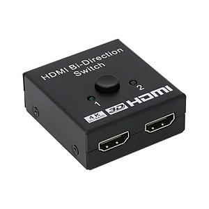 アイネックス HDMI切替器  ブラック MSW-02 ［2入力 /1出力 /4K対応 /手動］