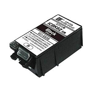 エコリカ 【リサイクル】 [エプソン：ICBK82（ブラック）対応] リサイクルインクカートリッジ　...