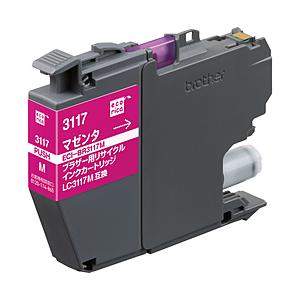 エコリカ ECI-BR3117M 互換リサイクルインクカートリッジ [ブラザー LC3117M] マ...