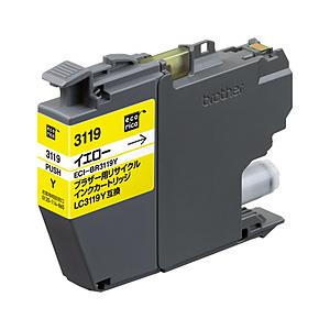 エコリカ ECI-BR3119Y 互換リサイクルインクカートリッジ [ブラザー LC3119Y] イ...