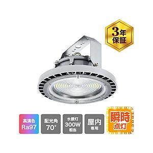 エコリカ 高演色形高天井LED投光器 300形相当/11300lm/130W/ エコリカ 昼白色 E...